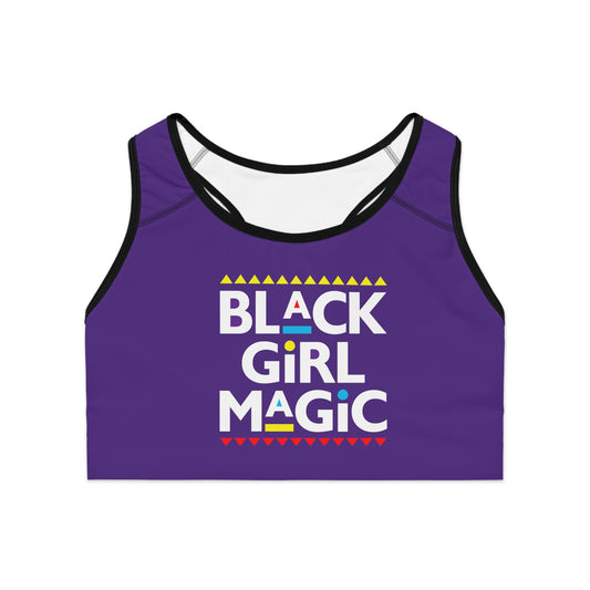 Black Girl Magic Sports Bra
