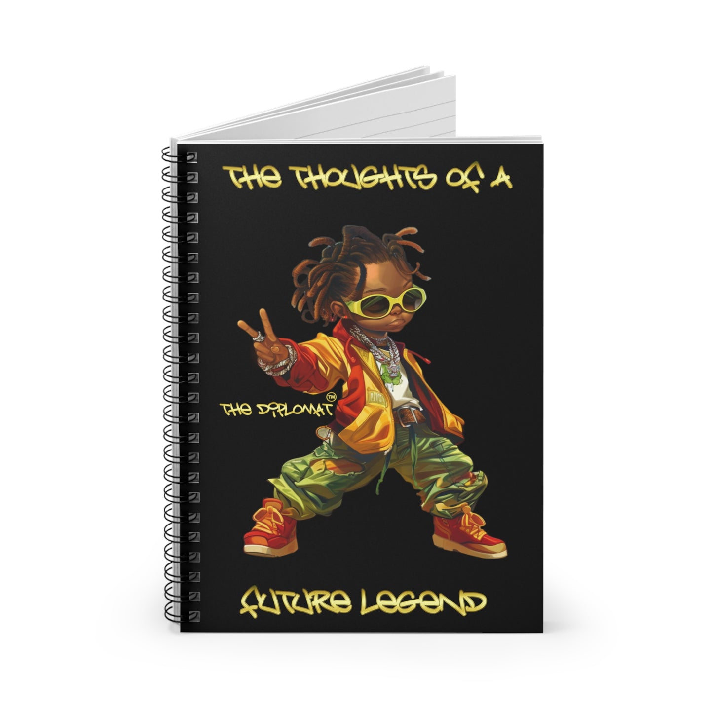 The Diplomat™ Inspirational Spiral Notebook - Ruled Line