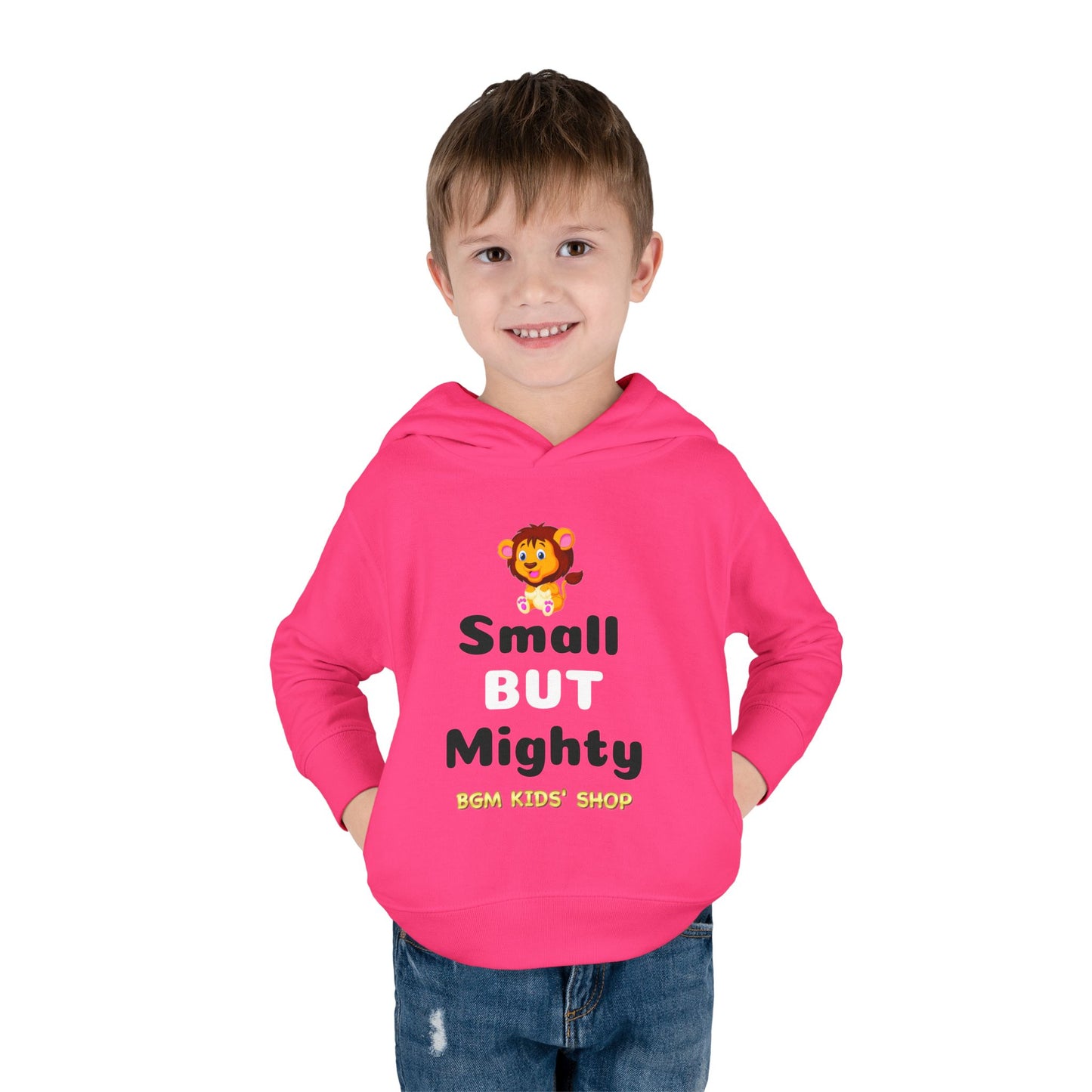 Small BUT Mighty Toddler Pullover Fleece Hoodie