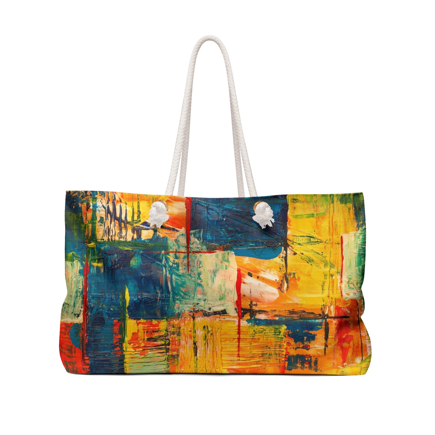 Patchwork Weekender Tote Bag