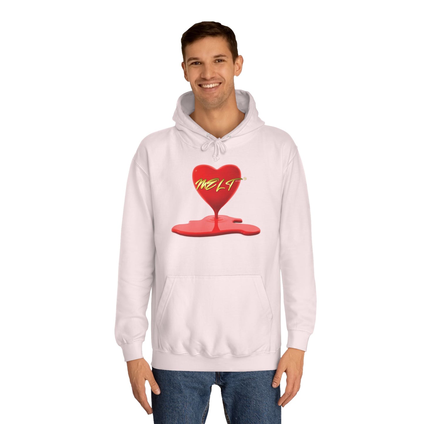 Heart MELT™ Unisex College Style Hoodie
