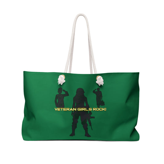 Veteran Girls Rock Weekender Tote Bag