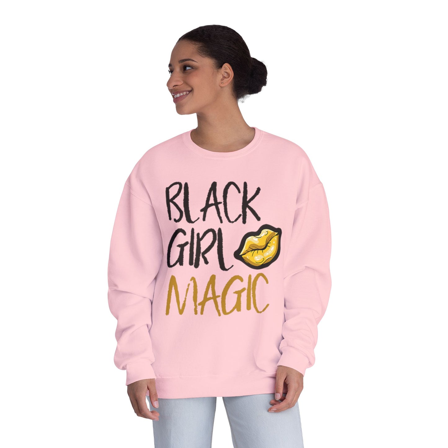 Black Girl Magic Kiss - Crewneck Sweatshirt