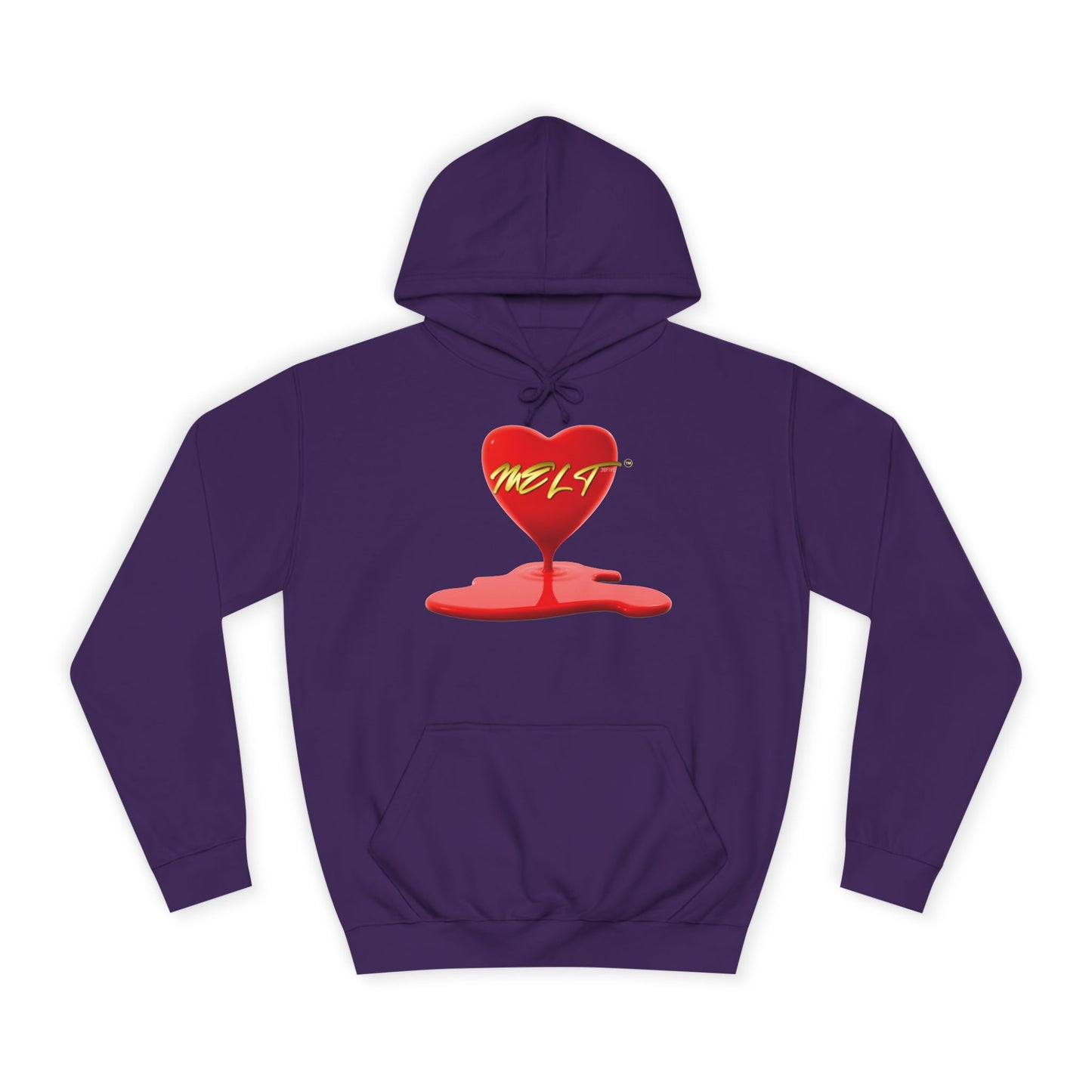 Heart MELT™ Unisex College Style Hoodie