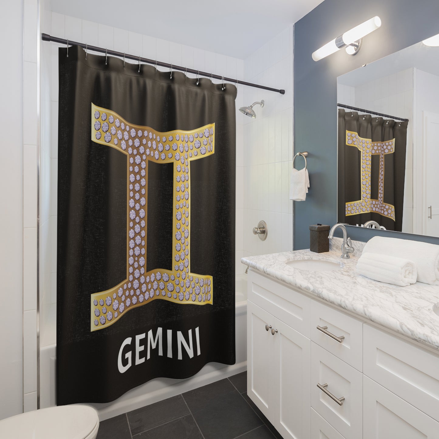 GEMINI Shower Curtain - Know Wear™ Collection
