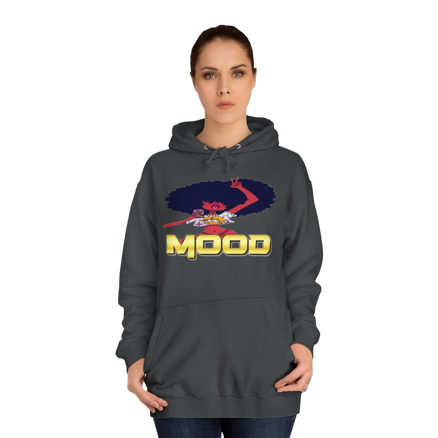 Selfie Mood College-Style Hoodie