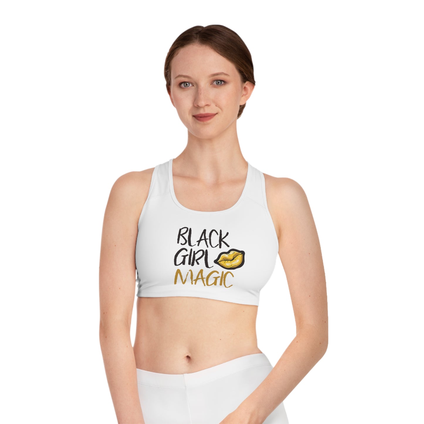 Black Girl Magic Sports Bra