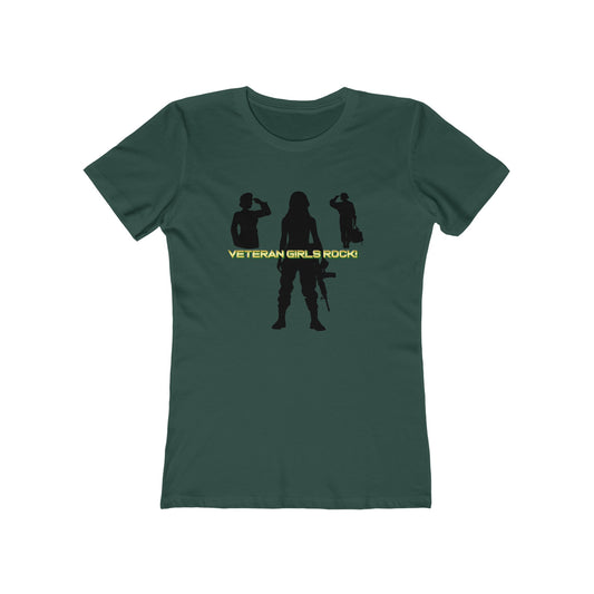 Veteran Girls Rock - Boyfriend Tee