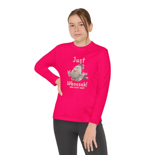 Just Whoosah Long Sleeve Competitor Tee - BGM KIDS' SHOP