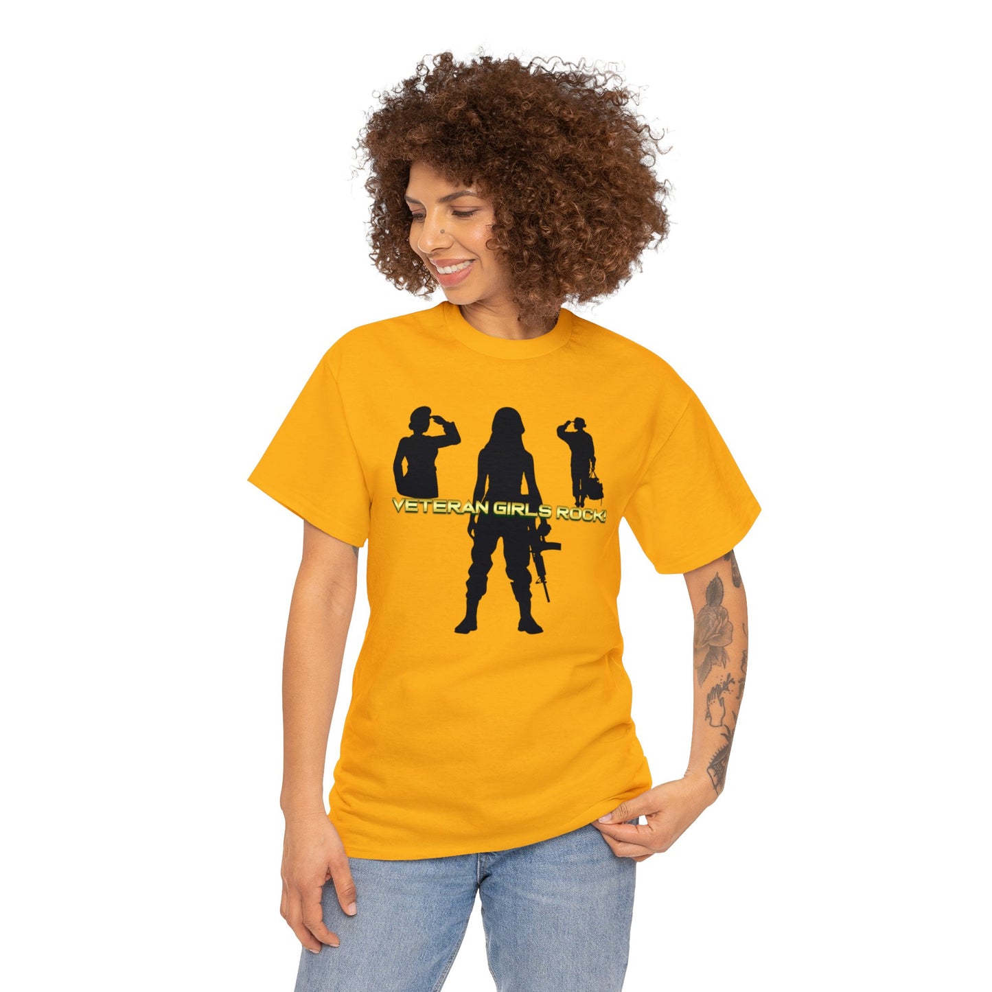 Veteran Girls T-Shirt - Heavy Cotton Tee