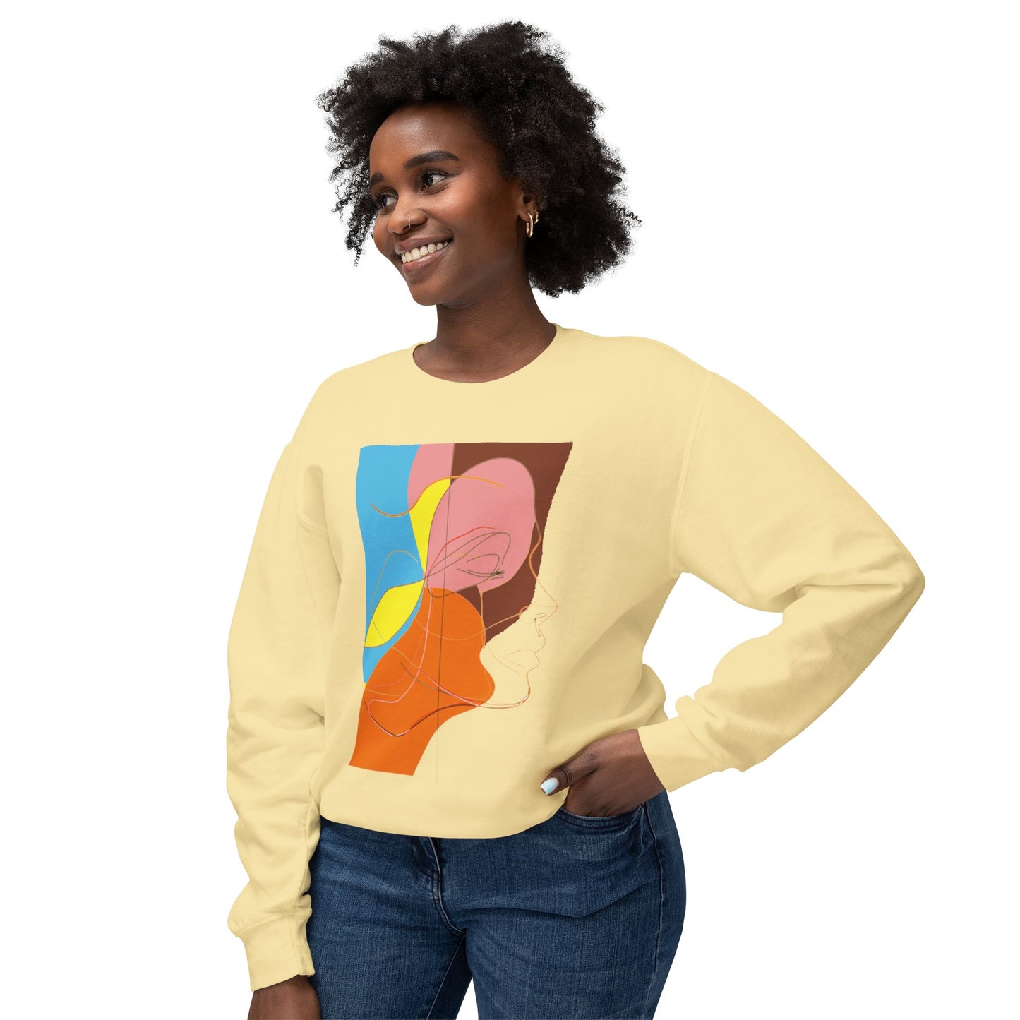 BADDIE Lightweight Crewneck Sweatshirt