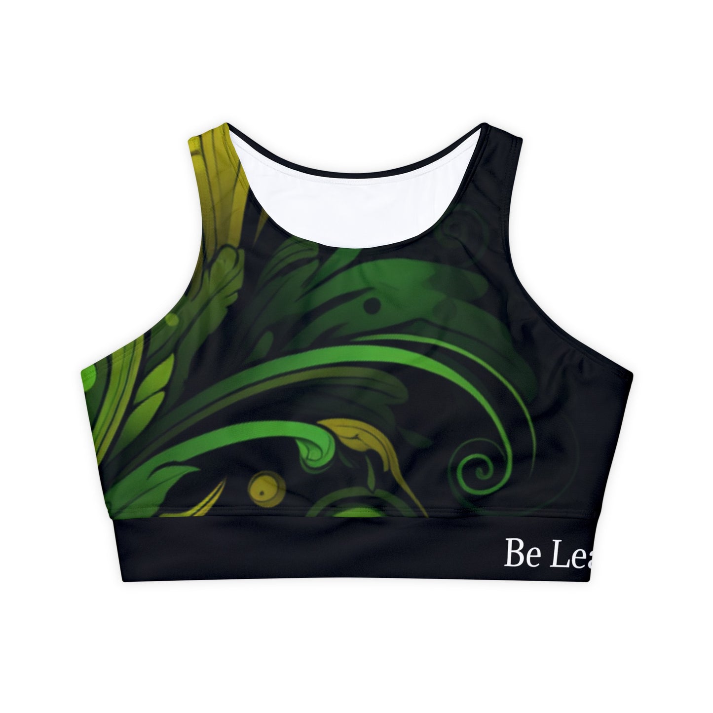 Be Leaf It Fully Lined, Padded Sports Bra
