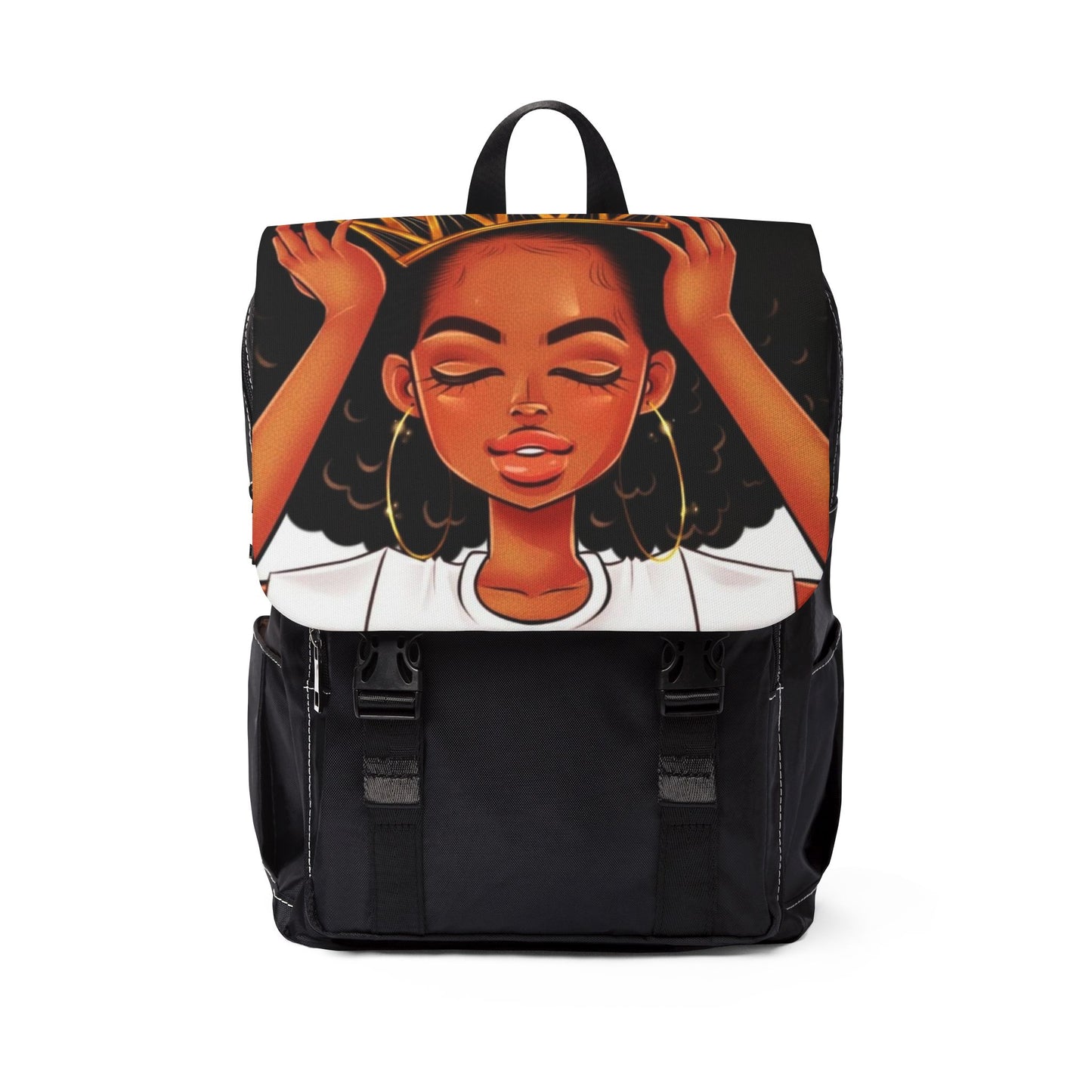 Crowned Queen Casual Shoulder Backpack