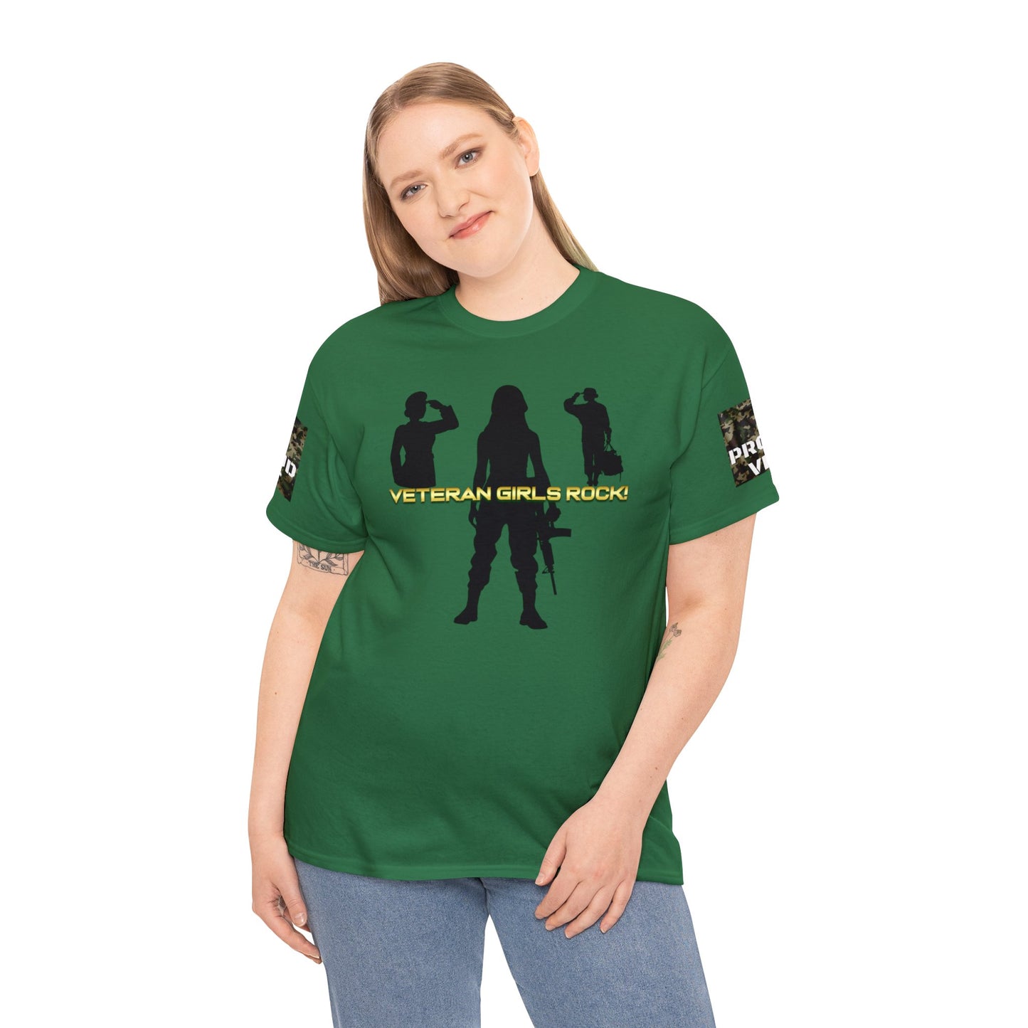 Veteran Girls T-Shirt - Heavy Cotton Tee