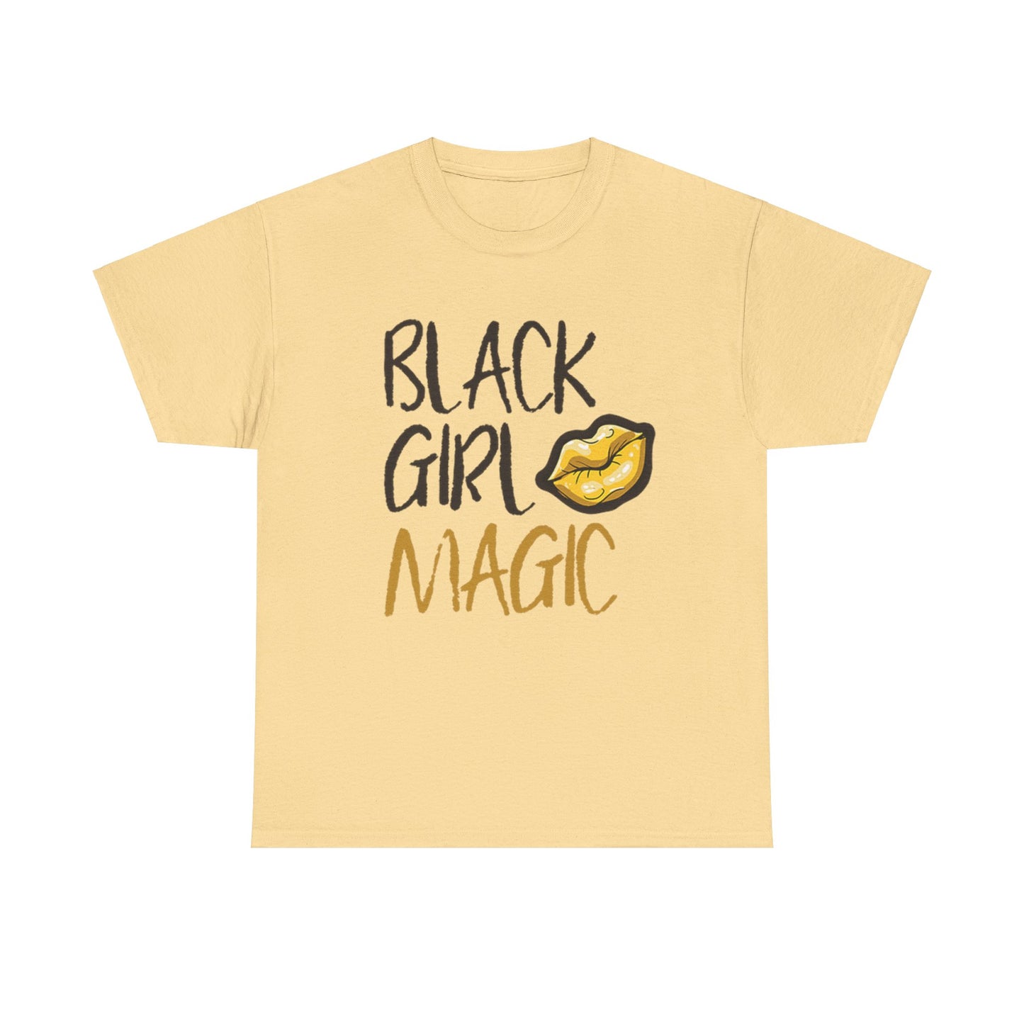 Black Girl Magic Kiss - Heavy Tee