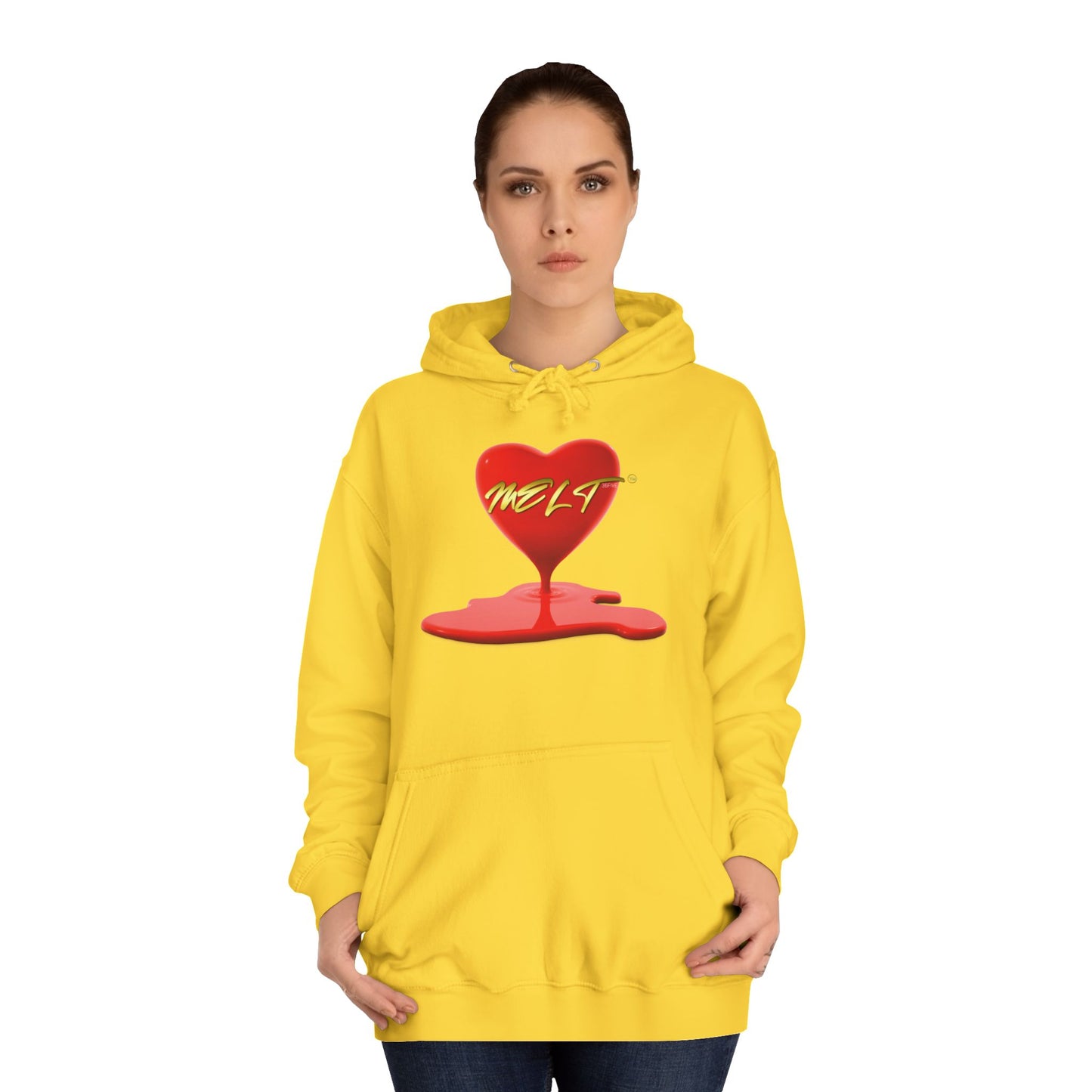 Heart MELT™ Unisex College Style Hoodie