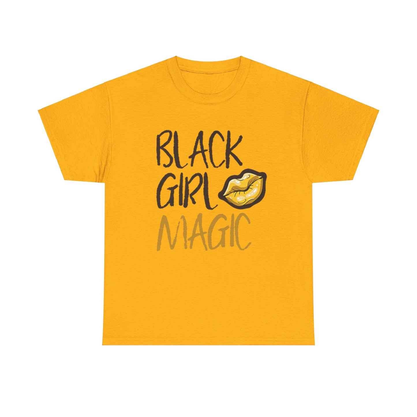 Black Girl Magic Kiss - Heavy Tee