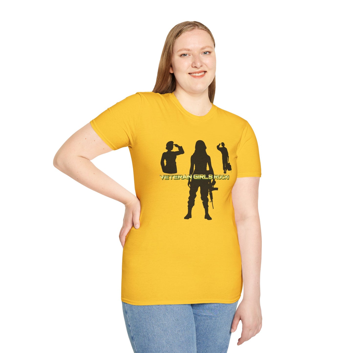 Veteran Girls Rock Softstyle T-Shirt