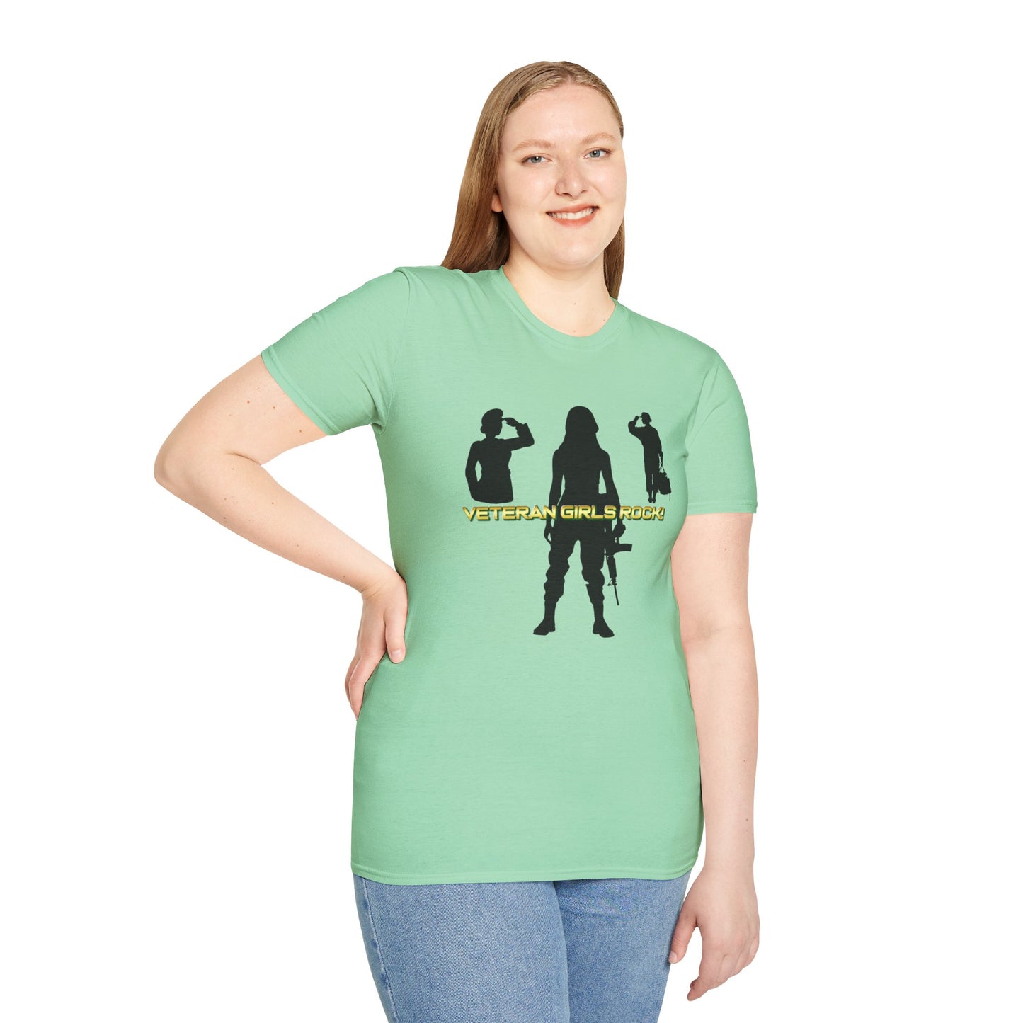 Veteran Girls Rock Softstyle T-Shirt