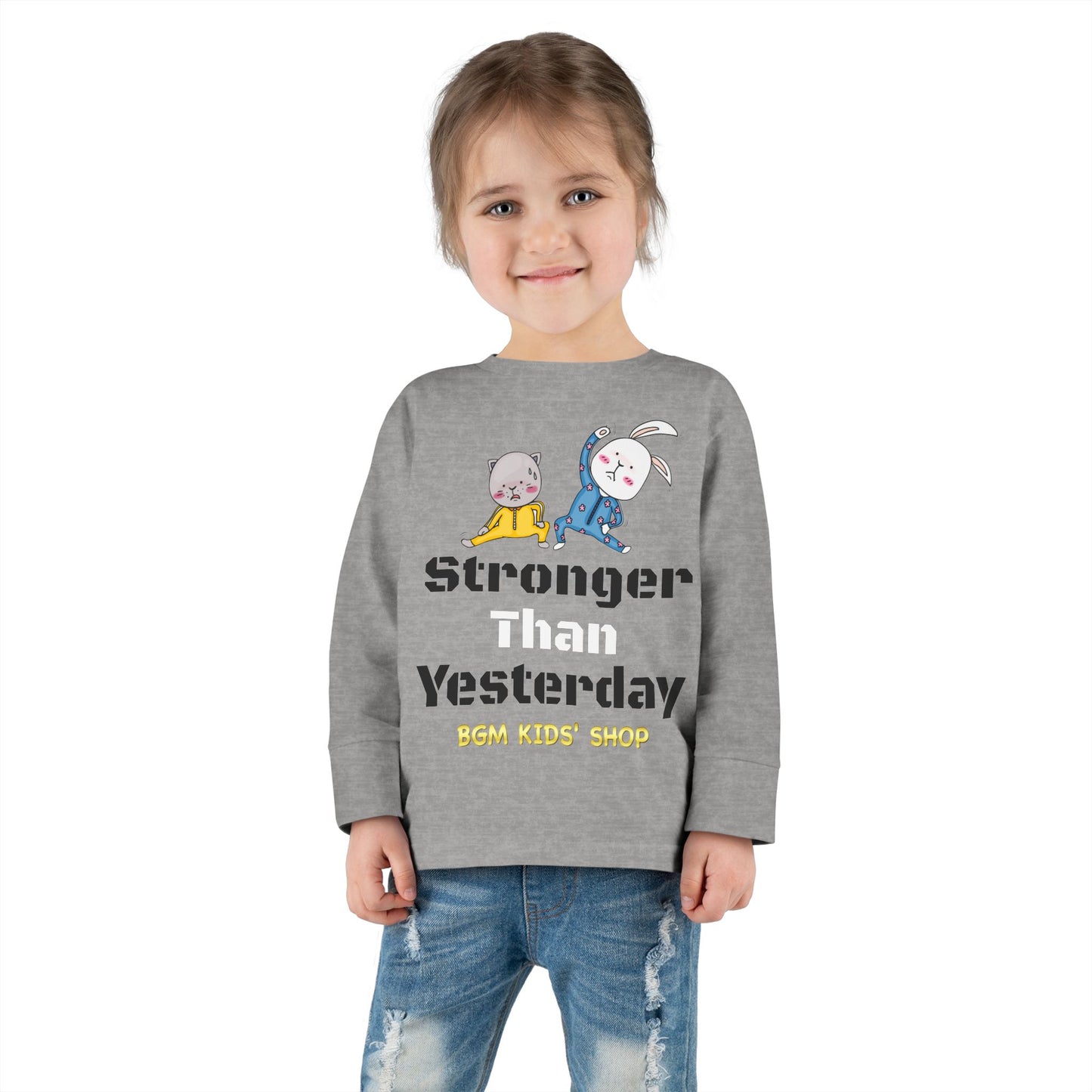 Stronger - Unisex Toddler Long Sleeve Tee