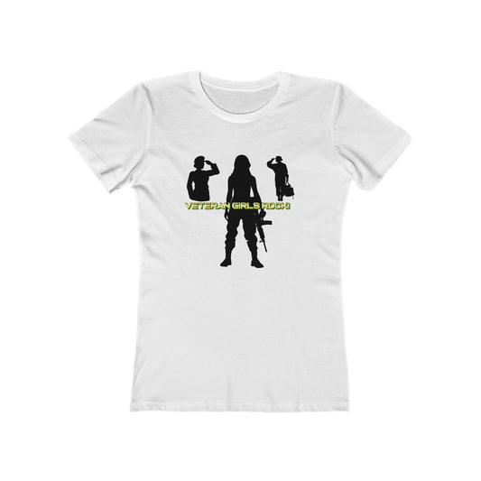 Veteran Girls Rock - Boyfriend Tee