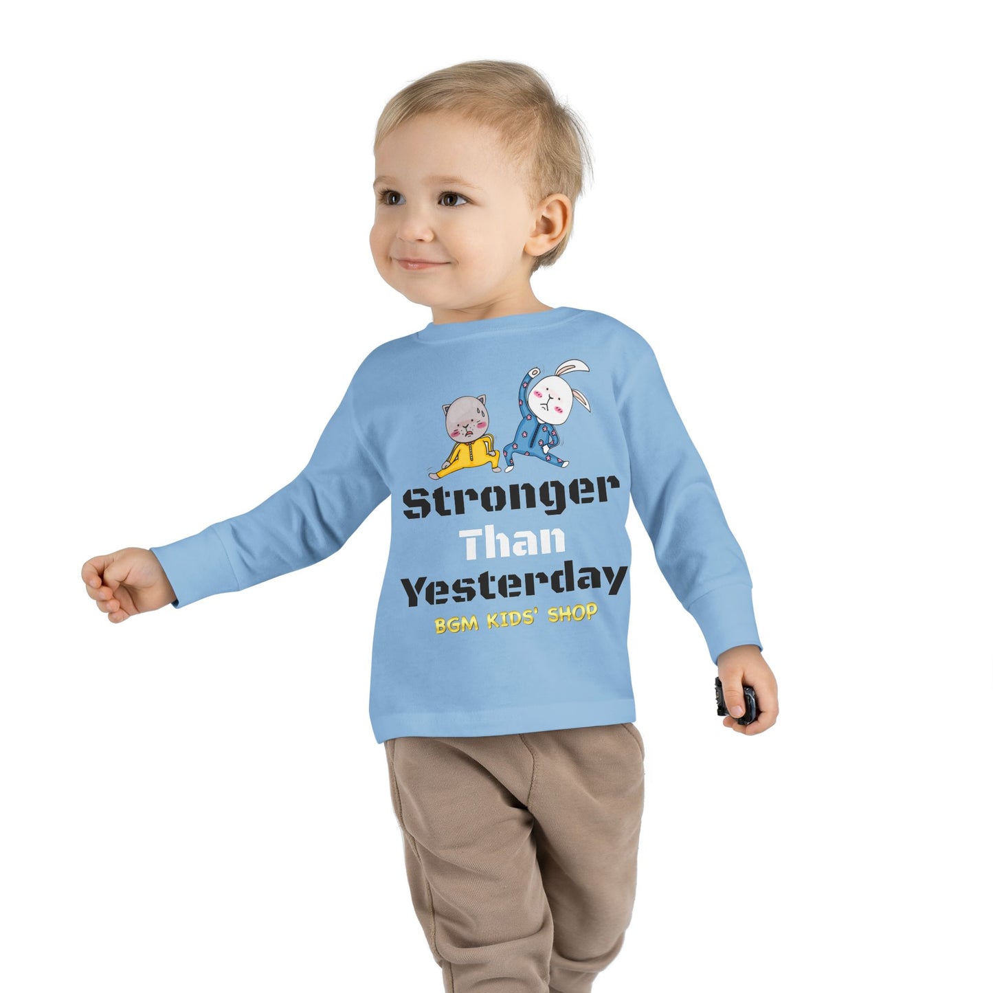 Stronger - Unisex Toddler Long Sleeve Tee