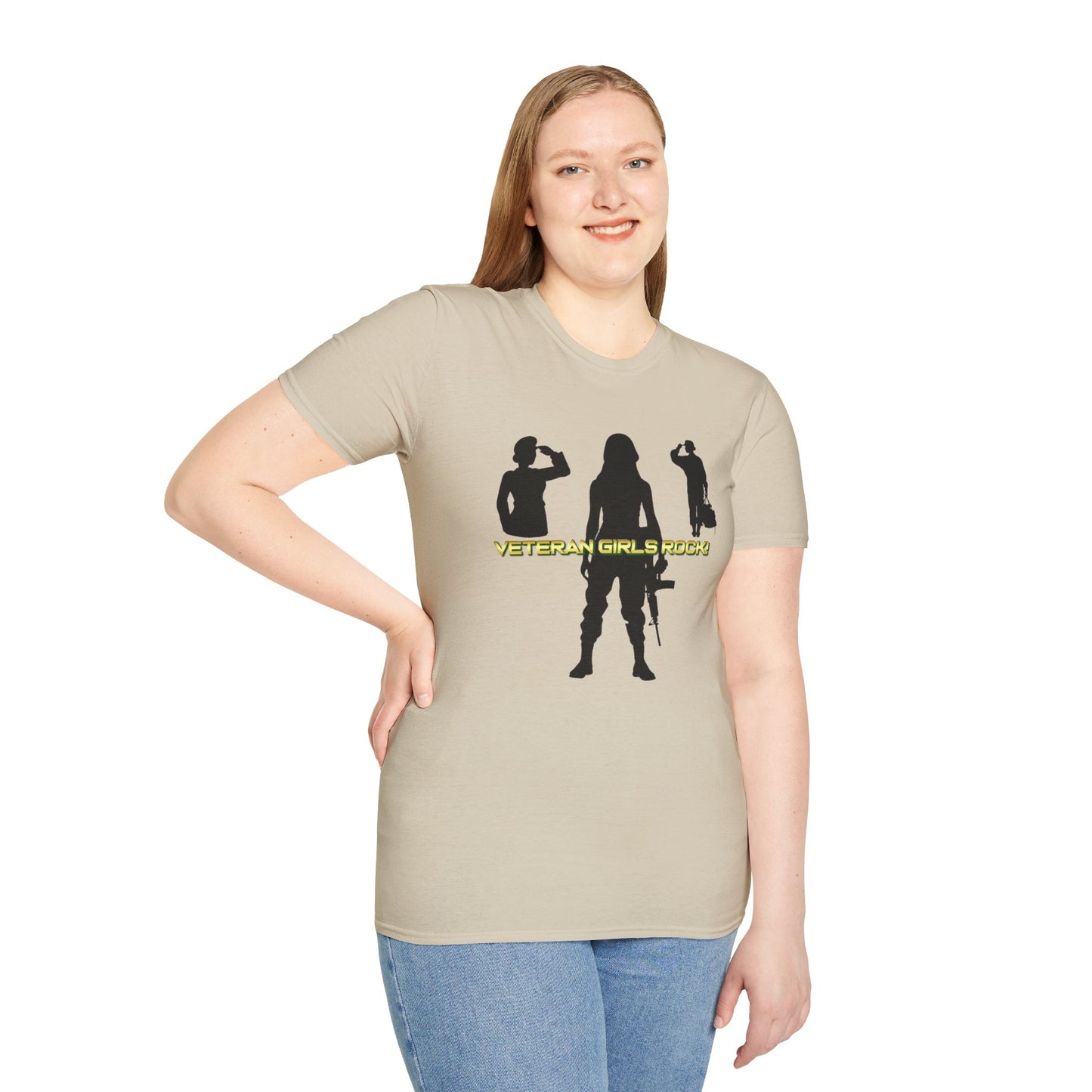 Veteran Girls Rock Softstyle T-Shirt