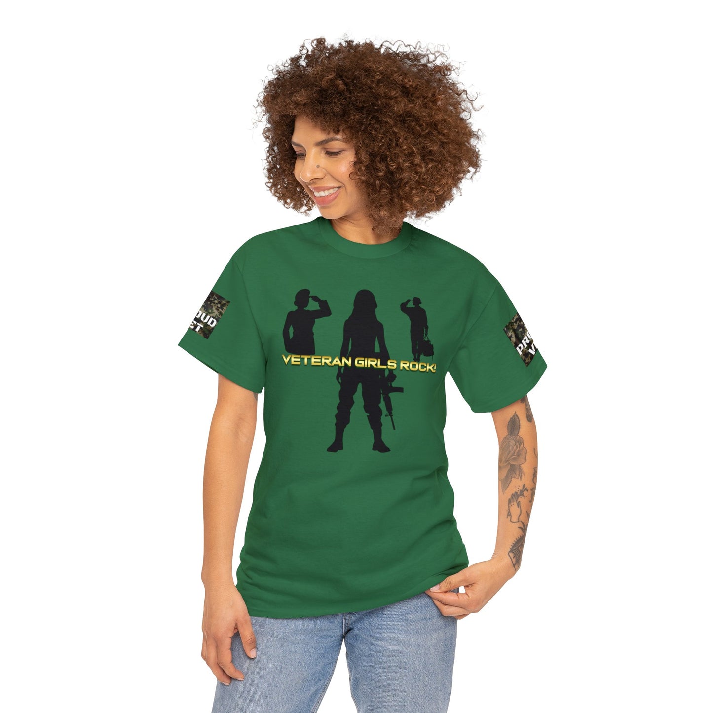 Veteran Girls T-Shirt - Heavy Cotton Tee