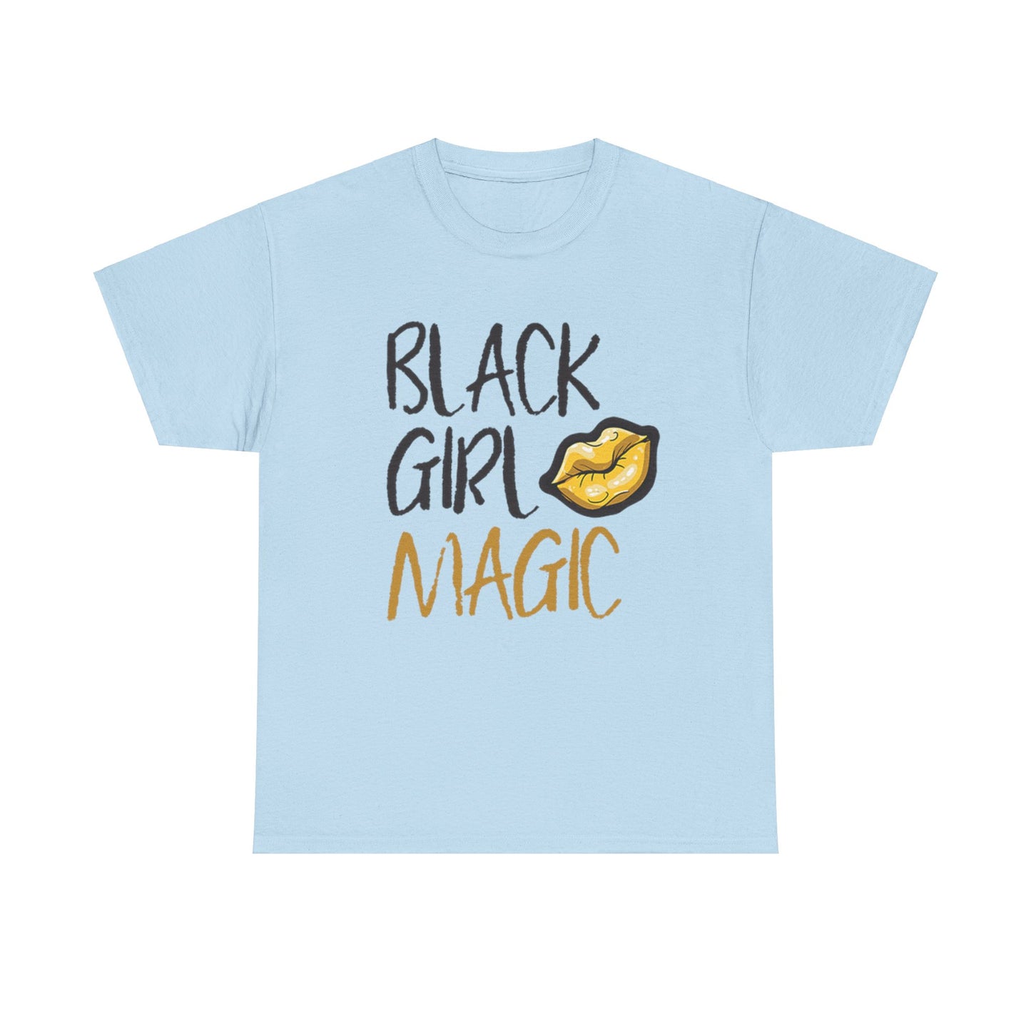 Black Girl Magic Kiss - Heavy Tee