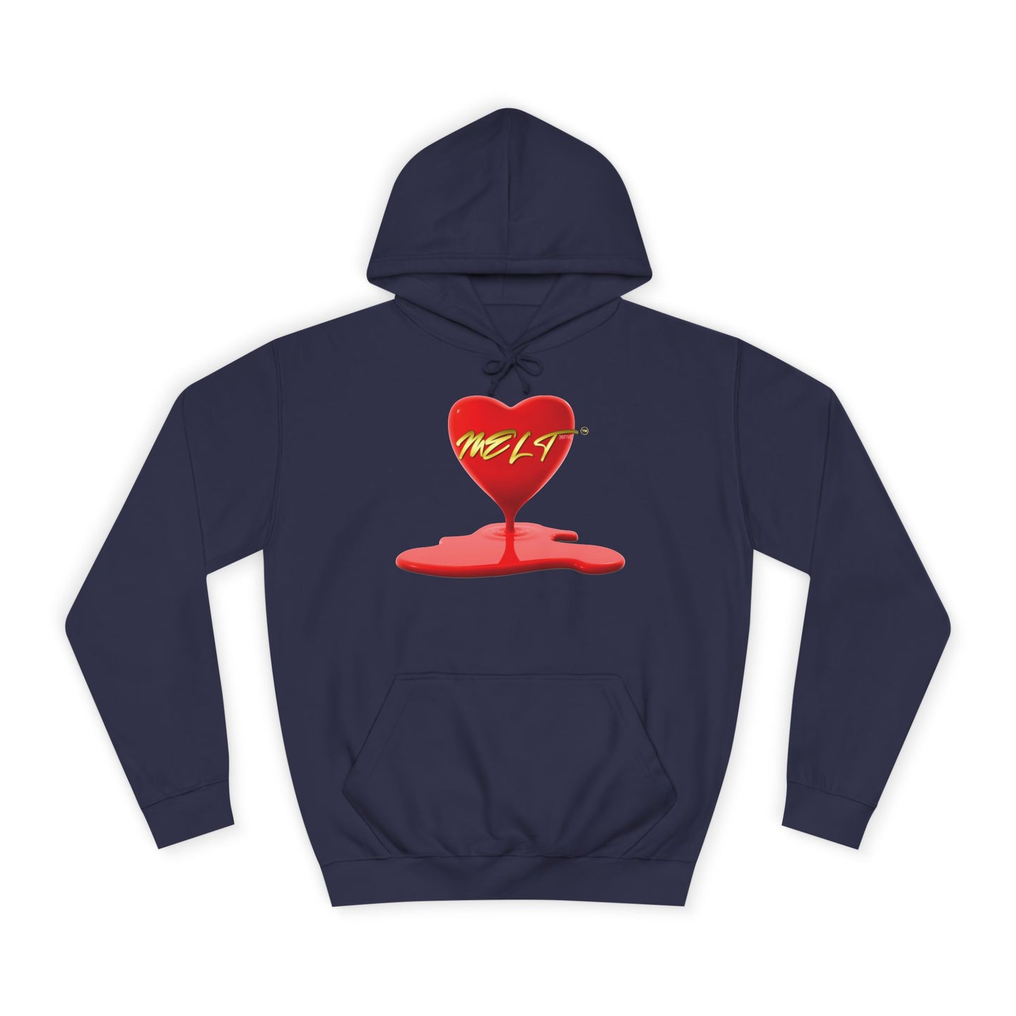 Heart MELT™ Unisex College Style Hoodie