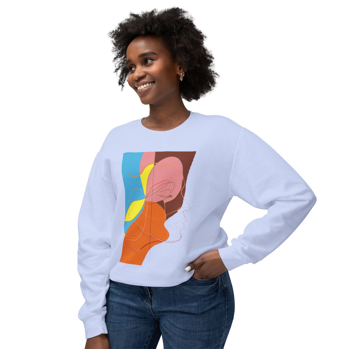 BADDIE Lightweight Crewneck Sweatshirt