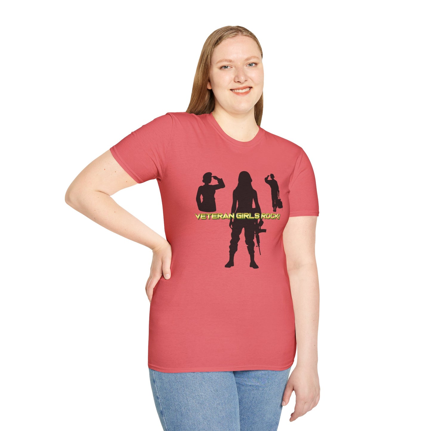 Veteran Girls Rock Softstyle T-Shirt