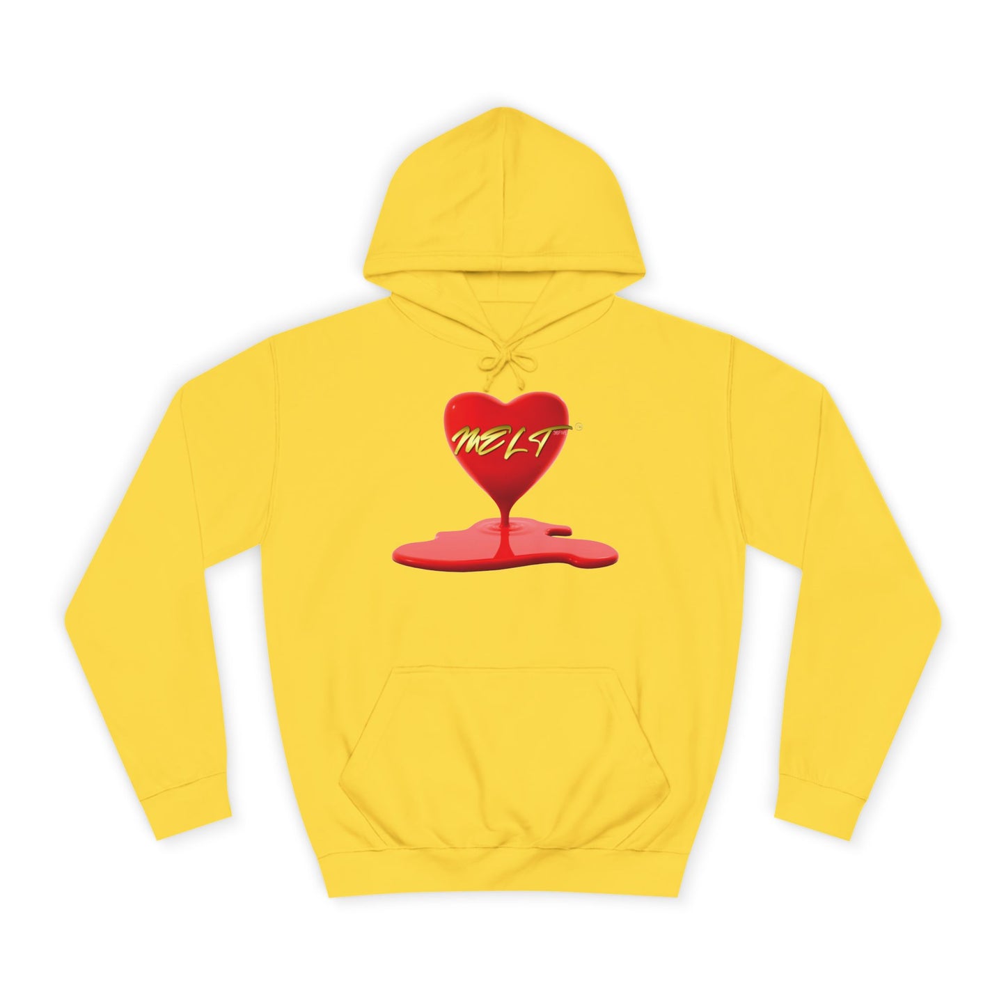 Heart MELT™ Unisex College Style Hoodie