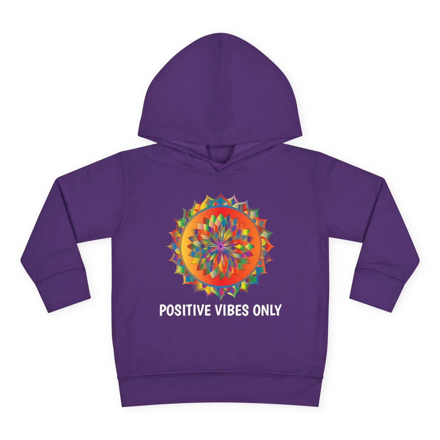 Positive Vibes - Toddler Pullover Fleece Hoodie