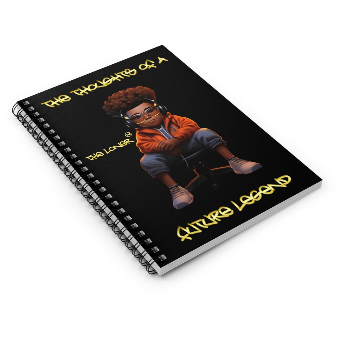 The Loner™ Inspirational Spiral Notebook - Ruled Line