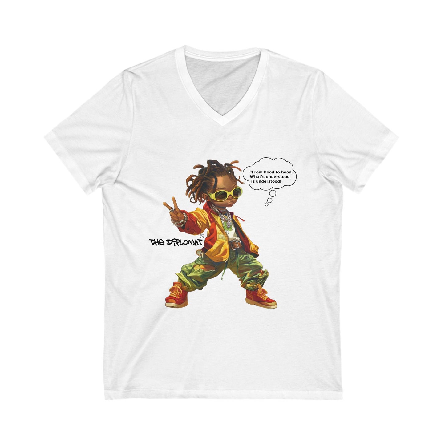 The Diplomat™ Short Sleeve V-Neck Tee