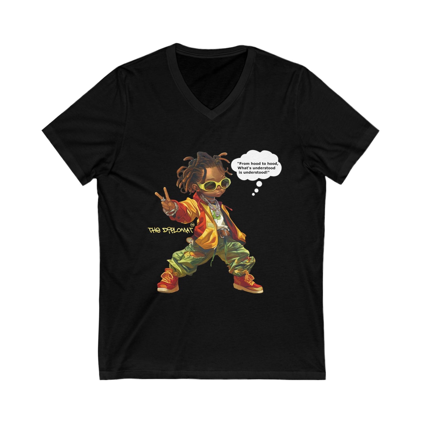 The Diplomat™ Short Sleeve V-Neck Tee