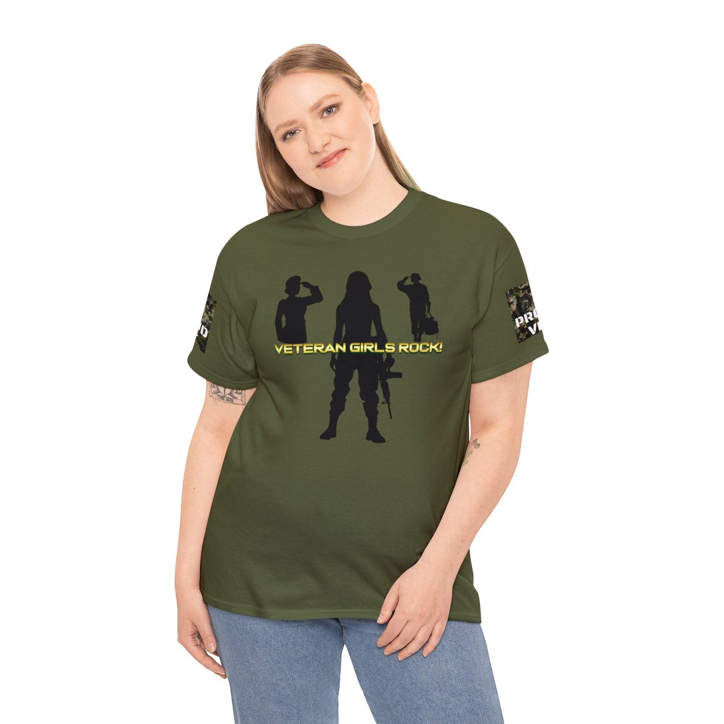 Veteran Girls T-Shirt - Heavy Cotton Tee