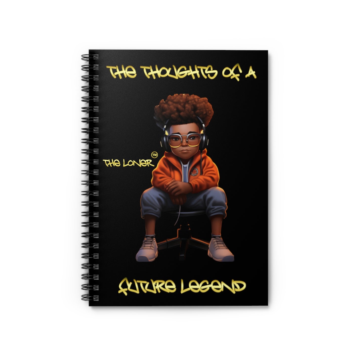 The Loner™ Inspirational Spiral Notebook - Ruled Line
