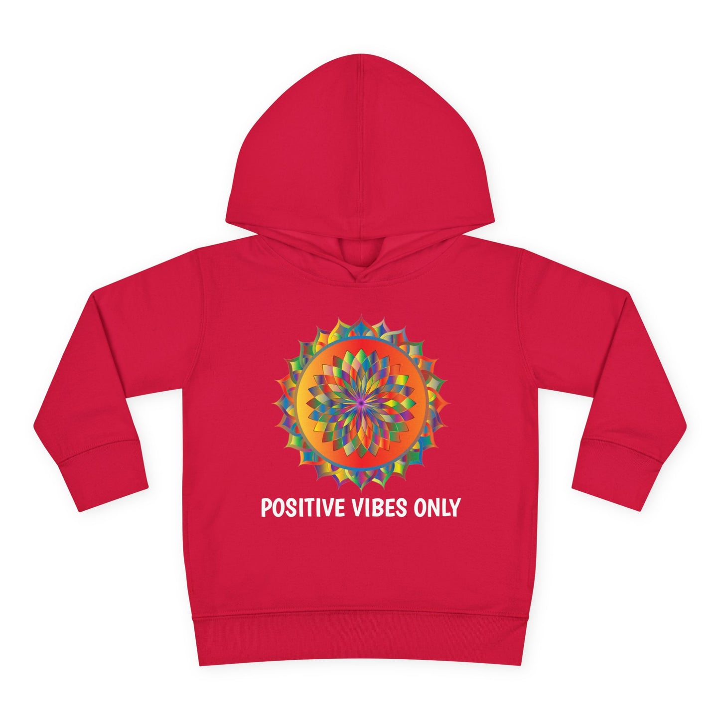 Positive Vibes - Toddler Pullover Fleece Hoodie