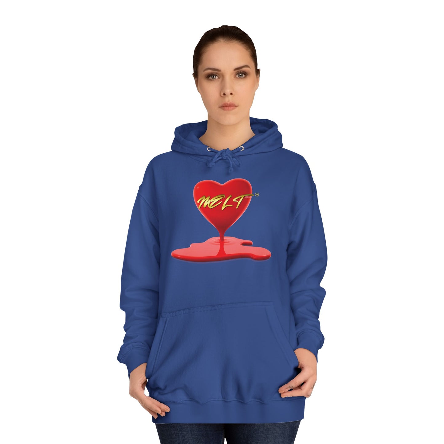 Heart MELT™ Unisex College Style Hoodie