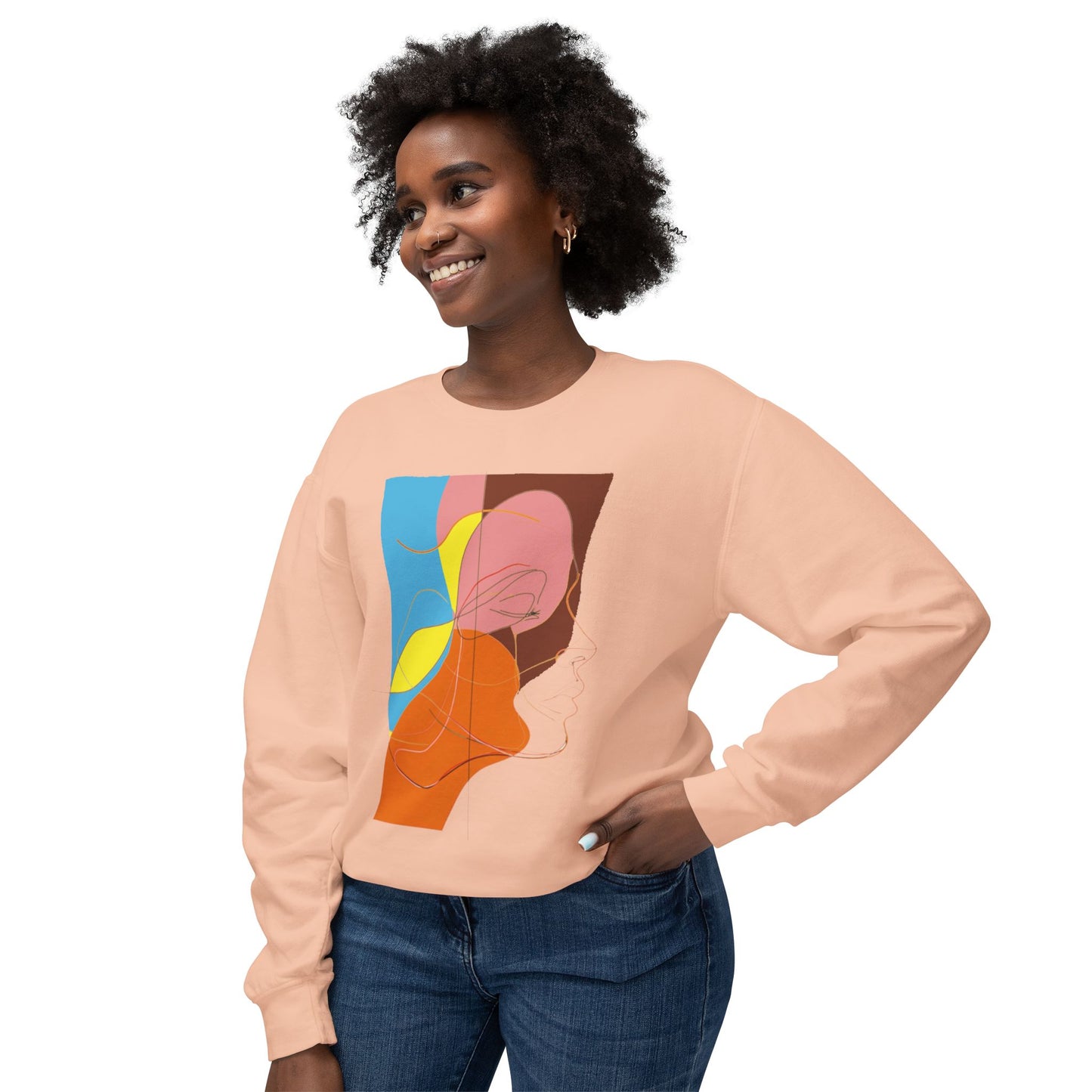 BADDIE Lightweight Crewneck Sweatshirt
