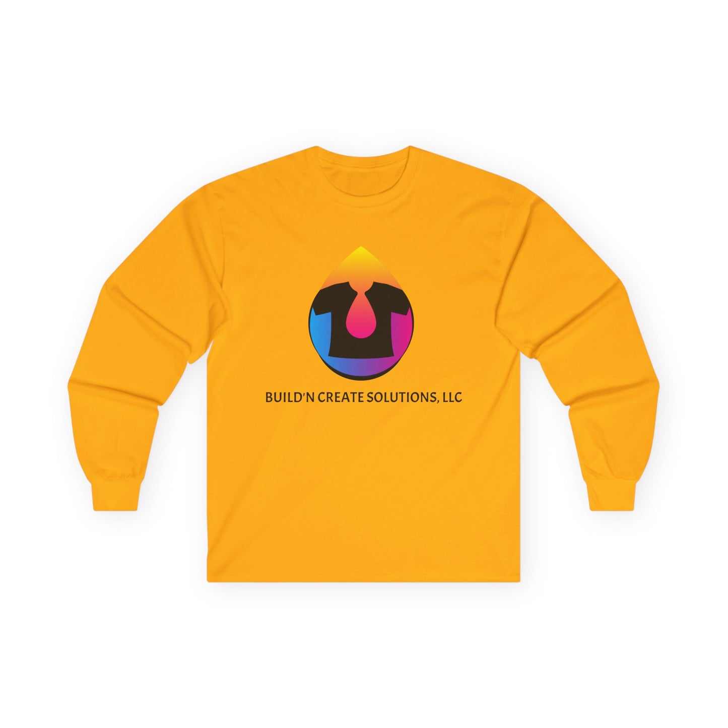 Build'N Create Solutions Logo Long Sleeve Tee