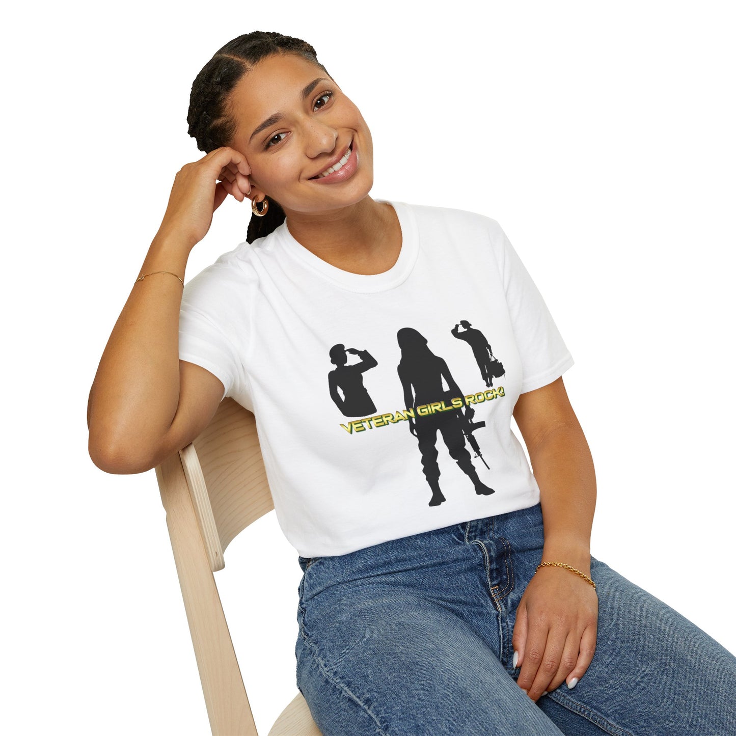 Veteran Girls Rock Softstyle T-Shirt