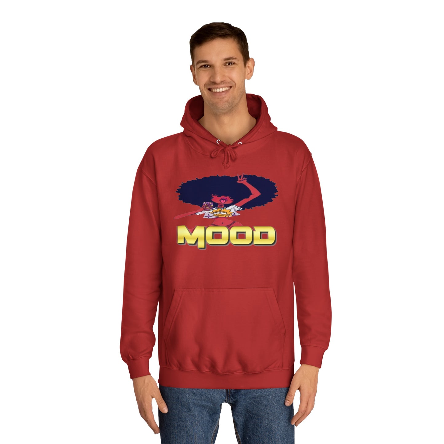 Selfie Mood College-Style Hoodie