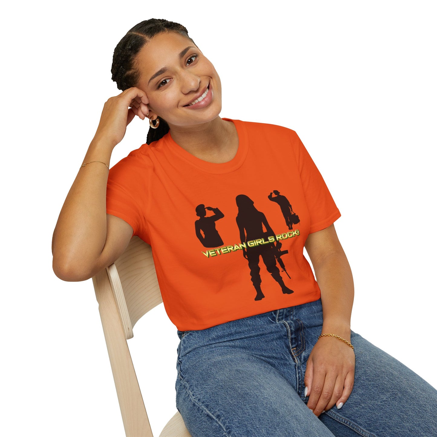 Veteran Girls Rock Softstyle T-Shirt