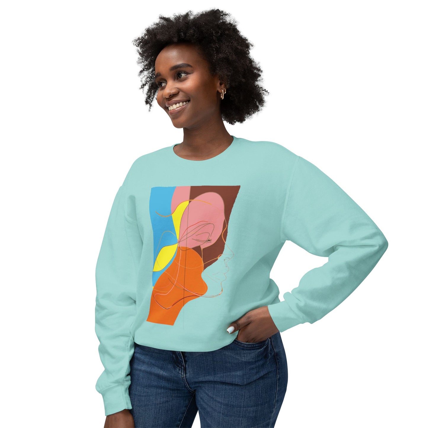 BADDIE Lightweight Crewneck Sweatshirt
