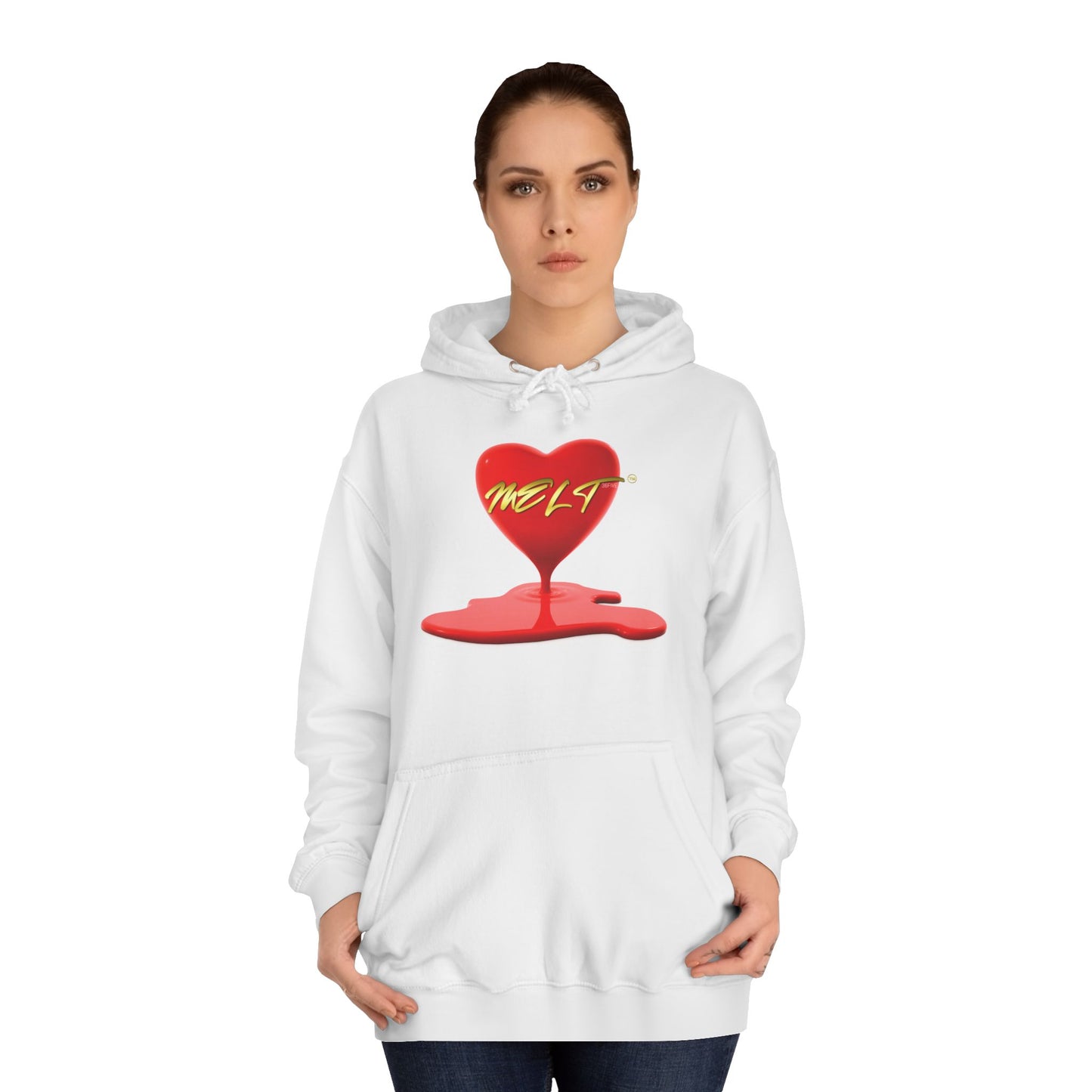 Heart MELT™ Unisex College Style Hoodie