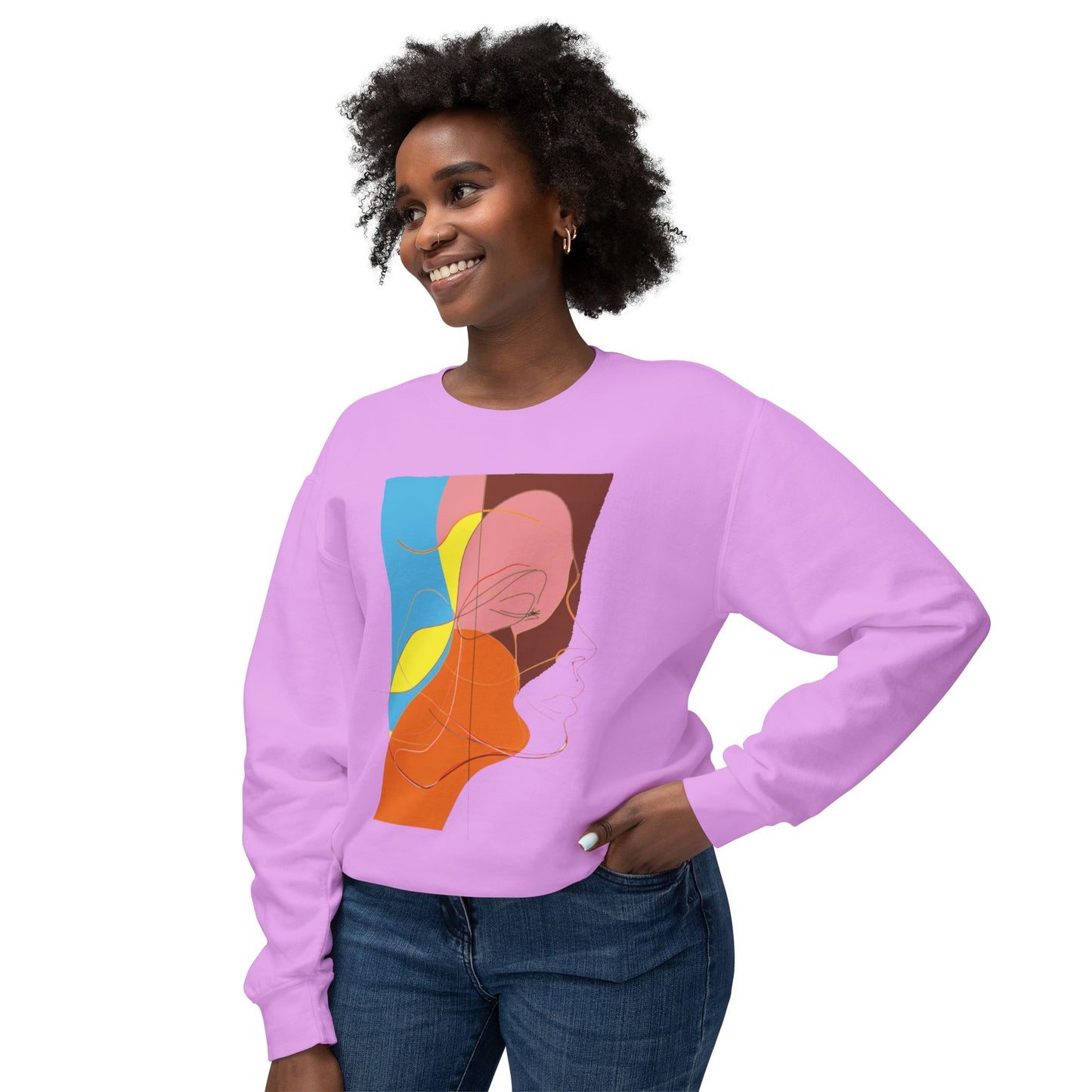 BADDIE Lightweight Crewneck Sweatshirt