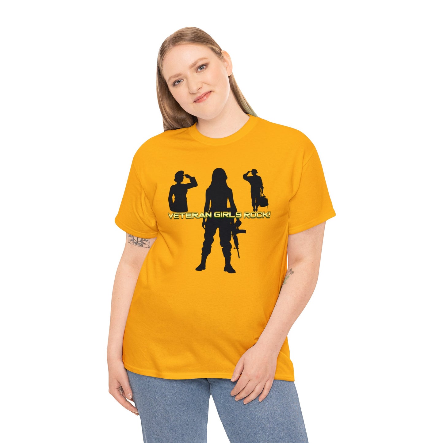 Veteran Girls T-Shirt - Heavy Cotton Tee